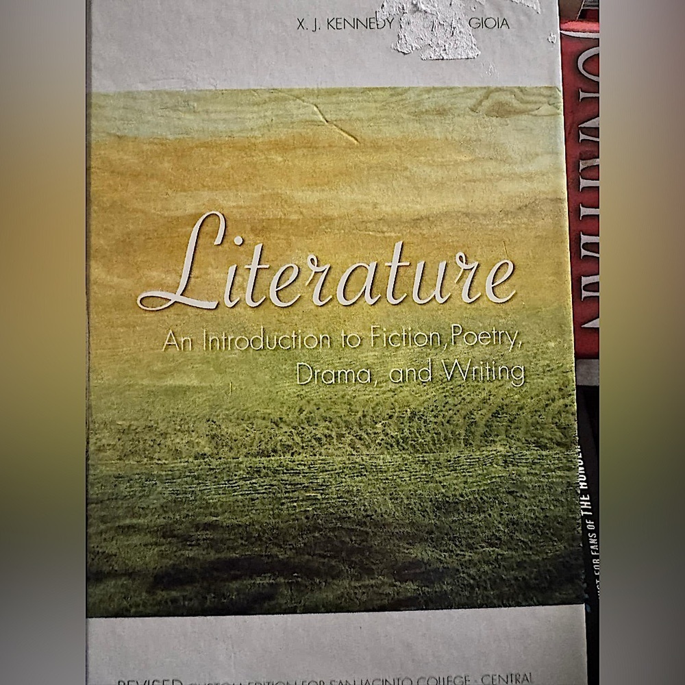 Literature hard back book by j kennedy like new